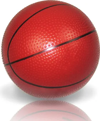 Zdjęcie produktu dla Piłka do koszykówki 16 cm, oficjalny rozmiar do sportów halowych i zewnętrznych, idealna do gier treningowych