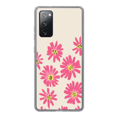 Produktbild von MuchoWow® Handyhülle Schutzhülle Hülle für Samsung Galaxy S20 FE Blumen - Muster - Minimalismus Silikon Softcase Handy Hülle - Abdeckung