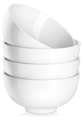 Obrázek produktu pro MALACASA, sada 4 misek na müsli, porcelán, objem 750 ml, průměr 15,2 cm