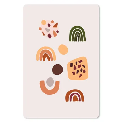 Produktbild von MuchoWow® Mauspad Mousepad Winter - Abstrakt - Design 18x27 cm - Mousepads - Maus Mat - Pad - Mausunterlage