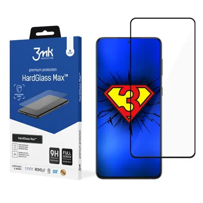 Produktbild von 3mk Display Gehärtetes Glas HardGlass Max für Samsung Galaxy S21 FE 5G 0,3mm 9H