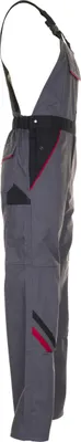 Productafbeelding van Planam werkbroek, maat 48, grijs/zwart/rood, met kniezakken