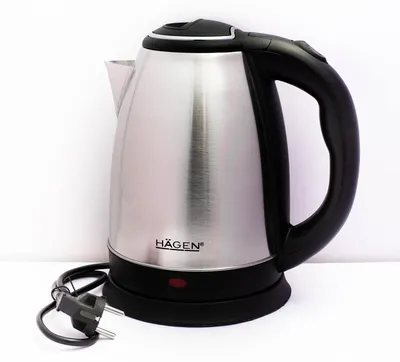 Immagine prodotto di Bollitore elettrico 1,8 L in acciaio inox senza fili Silver Hagen HA5525-SIL