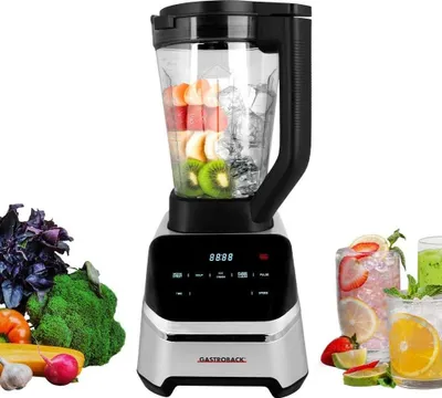 Produktbild von GASTROBACK Standmixer Hochleistungsmixer 2000 Watt - 2L Tritanbehälter, 40.000 UPM, 7 Programme (Suppenkocher, Smoothie, Eiswürfel) Profi Mixer