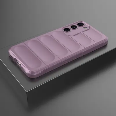 Produktbild von Samsung S23 Hülle, Weich TPU Silikon Stossfest Anti-rutsch Schutzhülle für Samsung Galaxy S23 Lila