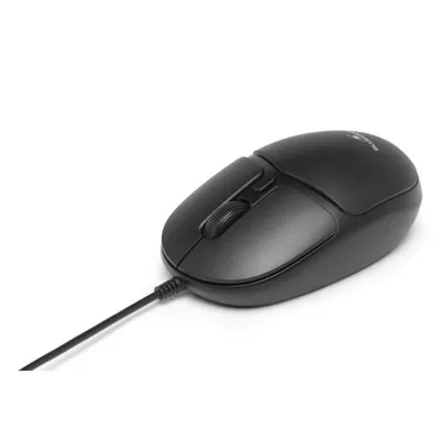 Obrázok produktu pre Káblová myš, BLUESTORK OFFICE 20, optická, 800–1200 DPI, 4 tlačidlá, obojručná, PC/Mac, čierna