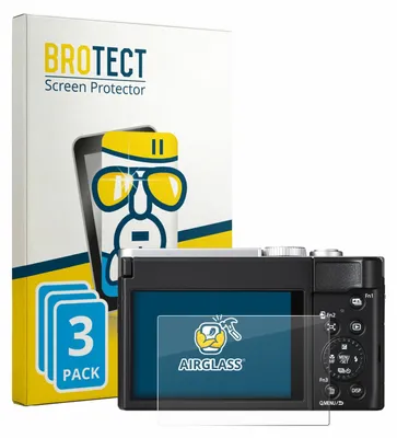 Produktbild von 3x BROTECT Schutzglas für Panasonic Lumix DC-TZ99E-S Schutzfolie Panzer Folie Glas Display Schutz klar