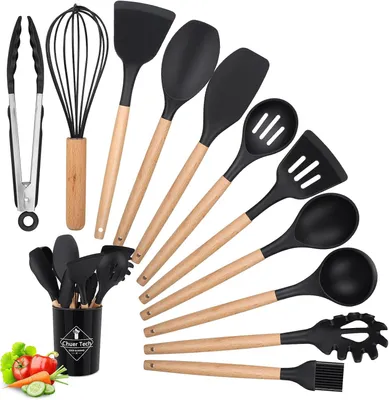 Obrázok produktu pre Kuchynské náradie súprava 12 kusov, bez BPA, silikón, žiaruvzdorné, pre varenie