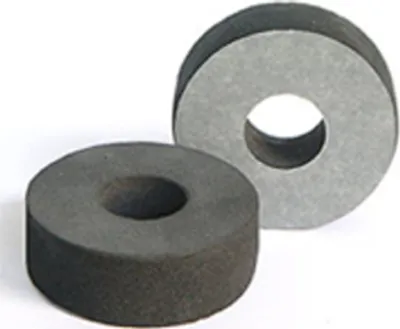 Two ring-shaped gaskets are shown against a white background.