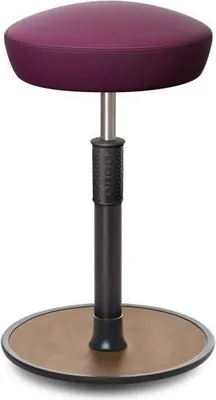 Produktbild von Sitz- Stehhocker Free Tall Hutsitz skai Nature Base Lila schwarz /Natur.