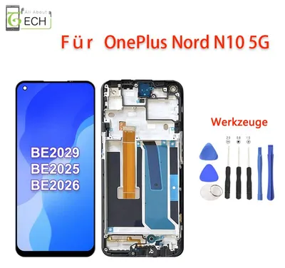 Produktbild von Für OnePlus Nord N10 5G LCD Display mit Rahmen Touchscreen Bildschirm