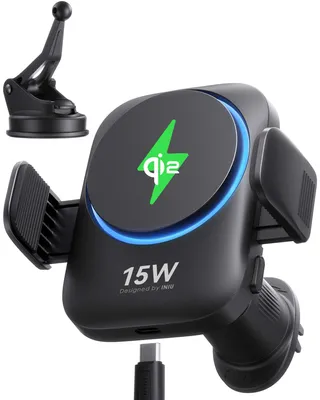 Produktbild von INIU Handyhalterung Auto mit Ladefunktion, 15W Qi2 Handyhalterung Auto Induktive