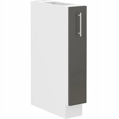 Immagine prodotto di Mobile estraibile LAJLA - larghezza 15 cm, grigio / bianco