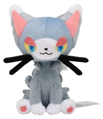 Produktbild von Pokemon Charmian Kuscheltier - 14 cm Plüschtier Glameow
