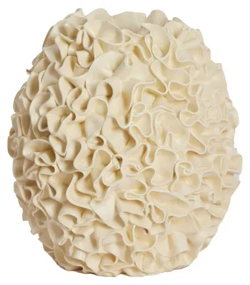 Immagine prodotto di Vaso rotondo AGELLO in Vetroceramica crème di Light & Living – Ø28x29 cm