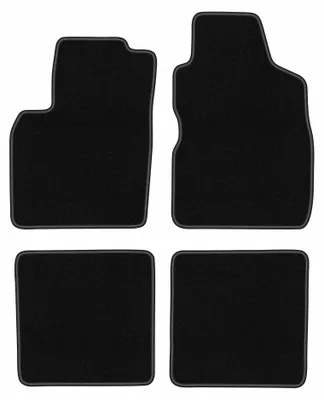 Immagine prodotto di Tappetini in moquette per Fiat Panda II 2002-2010 (hatchback) – set 4 pezzi, neri, su misura – Wielganizator BASIC