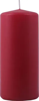Produktbild von Diana Candles Stumpenkerze rubinrot Höhe 15 cm, Ø 6,8 cm