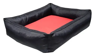 Produktbild von Best For Pets Schwarz-Rot Hundebett 140x100cm mit Qualität Grande