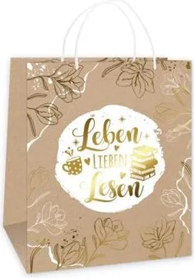 Produktbild von Trötsch Geschenktasche Leben, Lieben, Lesen