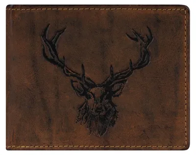 Immagine prodotto di GREENBURRY portafoglio Vintage Wallet Brown Royal Stag marrone scuro