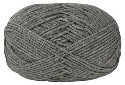 Image de Fil à crocheter en coton, 50g, gris, lot de 5