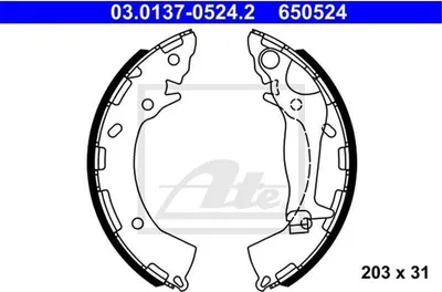Immagine prodotto di Bremsbackensatz ATE 03.0137-0524.2