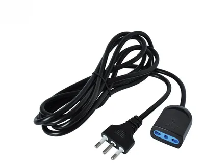 Imagen del producto de Cable de extensión Alcapower de 3 metros, con enchufe de 16A y toma de corriente de 10/16A, cable de alta eficiencia para electrodomésticos, color