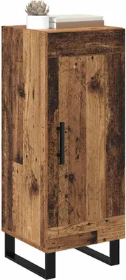 Zdjęcie produktu dla vidaXL Kredens z drewna odzyskanego 34,5 x 34 x 90 cm drewno kompozytowe i żelazo