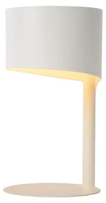 Productafbeelding van Tafellamp | Ø 15 cm | 1xE14 | Wit