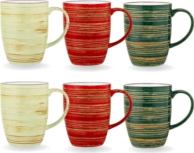 Immagine prodotto di Tazza Wilmax 460 ml, 3 colori, porcellana, set da 6 pezzi WL-669137-237-537/A2