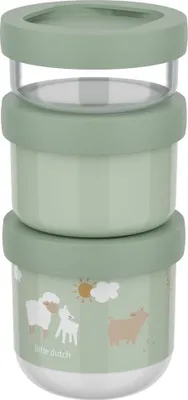 Produktbild von Mepal snackbox stapelbar mio 3-teilig - little farm