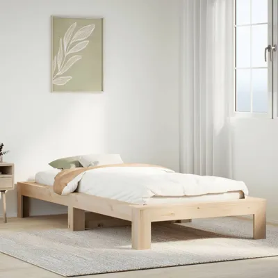 Obrázok produktu pre Maison Exclusive – masívna drevená posteľ bez matraca 100 x 200 cm, borovicové drevo