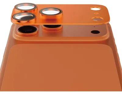 Produktbild von PanzerGlass ® Fender Kameraschutz Cosmic Orange iPhone 17 Pro, Apple, Apple - iPhone 17 Pro, Trockene Anwendung, Kratzresistent, Schockresistent, Orange, 1 Stück(e)
