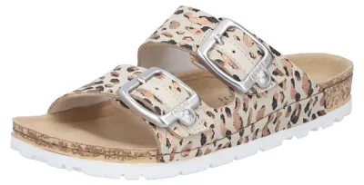 Produktbild von Rieker Pantoletten - Animalprint Kunstleder : 43 : Normal Größe: 43 Weite: Normal