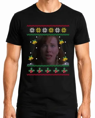 Productafbeelding van Kate Kevin, Thuis Alleen, Grappig, McCallister, Kerst, Heren T-shirt, Zwart, Maat M
