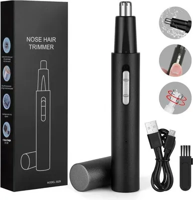 Imagen del producto de Afeitadora eléctrica para hombres y mujeres, ideal para recortar el vello facial y nasal