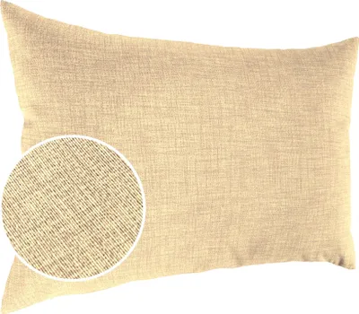 Produktbild von Dekokissen 30x50cm Kissenhülle ohne Füllung Kissenbezug mit Reißverschluss Einfarbig Leinenoptik Uni Creme