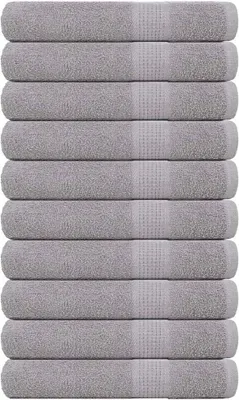 Imagen del producto de Toallas FROGN, 10 unidades, color gris, 100x200 cm, 360 g/m²