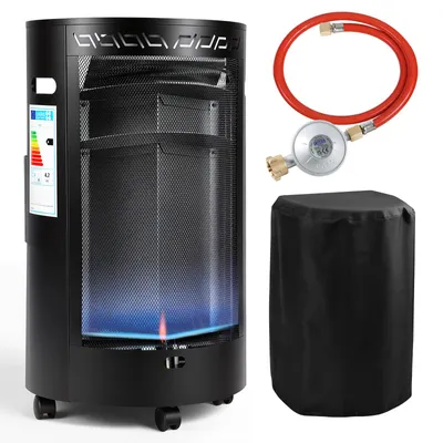 Obrázok produktu pre Plynový ohrievač Peviasot Gasofen s modrým plameňom, 4200 W, nenahývateľný a mobilný, určený na použitie s LPG do 15 kg, vrátane ochranného krytu