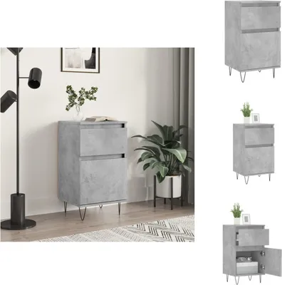Obrázok produktu pre vidaXL Príborník betón sivý 40x35x70 cm materiál na báze dreva - Príborníky