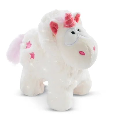 Zdjęcie produktu dla NICI pluszowy jednorożec Teodor w kombinezonie śnieżnym 13cm, ZIELONY
