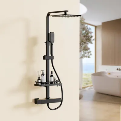 Image de Colonne de douche thermostatique avec robinet mélangeur réglable