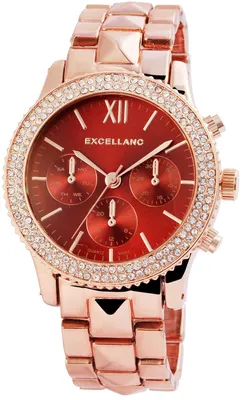 Produktbild von Excellanc Damenuhr mit Metallarmband