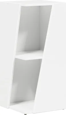 Zdjęcie produktu dla Półka boczna Biały 33 x 32 x 70,5 cm Materiał drewnopochodny