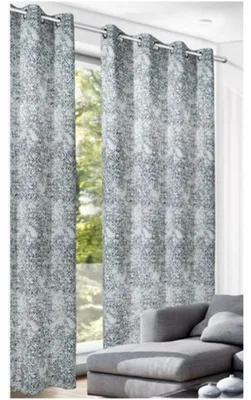 Produktbild von Ösenschal "Grafik":  Größe (HxB) 280x135cm -  Farbe: Blau