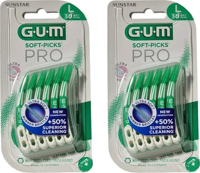 Produktbild von 2x GUM Soft-Picks Pro large 2x 30 Stück