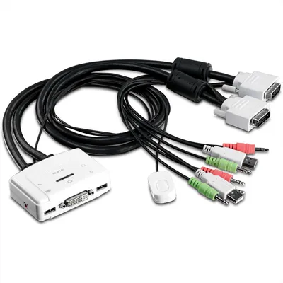 Obrázok produktu pre TRENDnet TK TK-214i - KVM-/Audio-Switch - 2 x KVM/Audio
