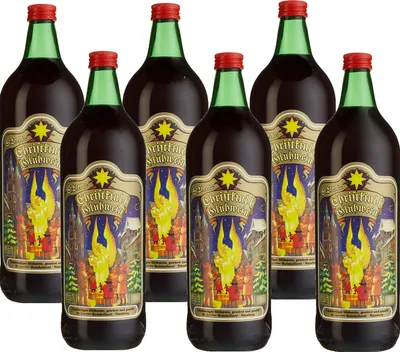 Produktbild von St. Lorenz Christkindl Glühwein gesüßt trinkfertig 1000ml 6er Pack