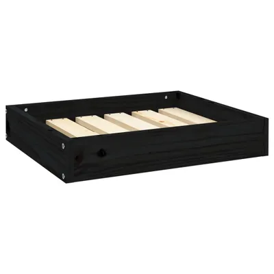 Obrázok produktu pre vidaXL Pelech pre psov čierny 51,5x44x9 cm Borovicový masív