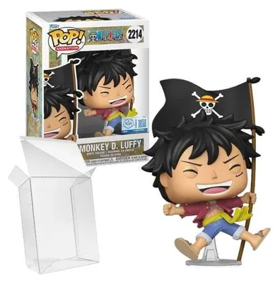 Produktbild von Funko Pop! Animation: One Piece - Monkey D. Luffy with Flag  #2114 Special Edition Exclusive